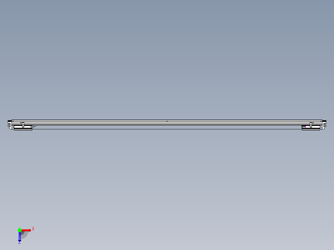 威洛博VL系列3d模型模组2VL22H2Y-S2650俯视图