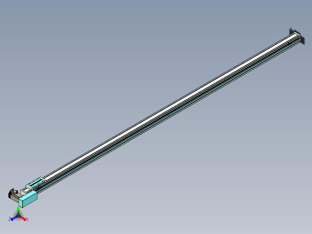 欧规系列-LB6A-L65-S2700-BL-ZP40-C3正等轴测图