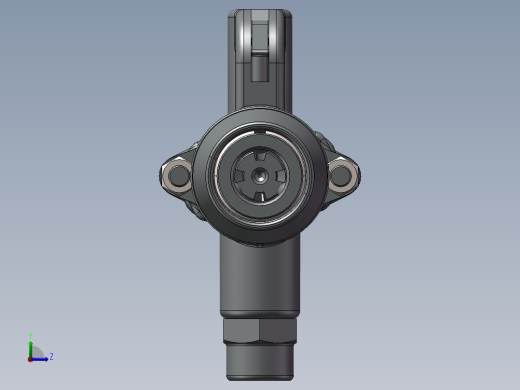 风镐 气锤3D模型左视缩略图