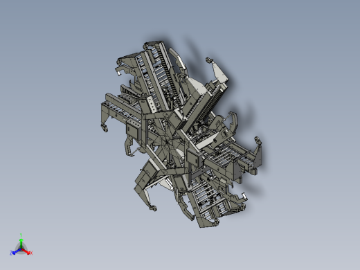 科幻机械螺旋滚动战甲