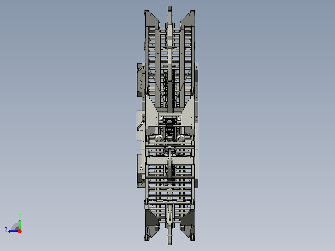 科幻机械螺旋滚动战甲右视图
