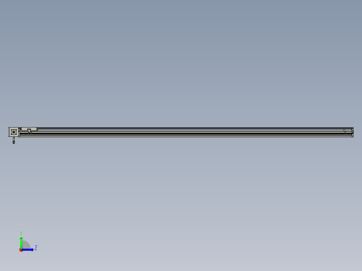 东锦同步带传动-直线滑台模组DH170B-L150-S2950-BL-P400W-C3左视缩略图