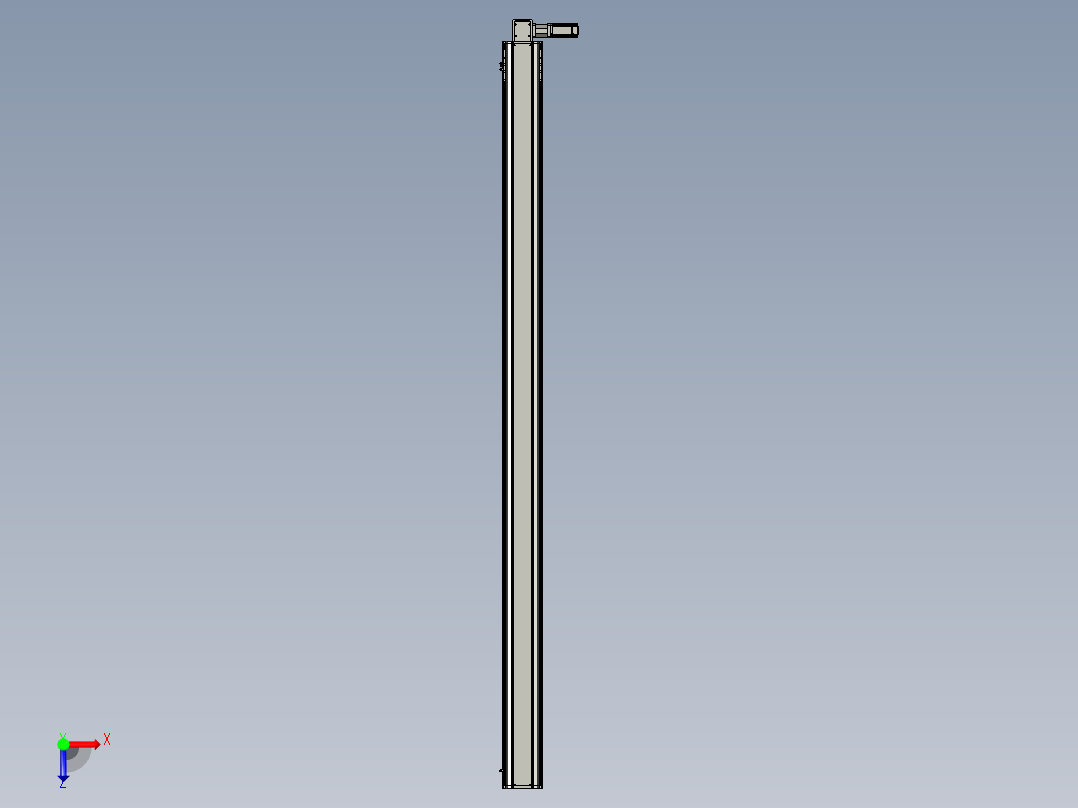 东锦同步带传动-直线滑台模组DH170B-L150-S2950-BL-P400W-C3俯视图