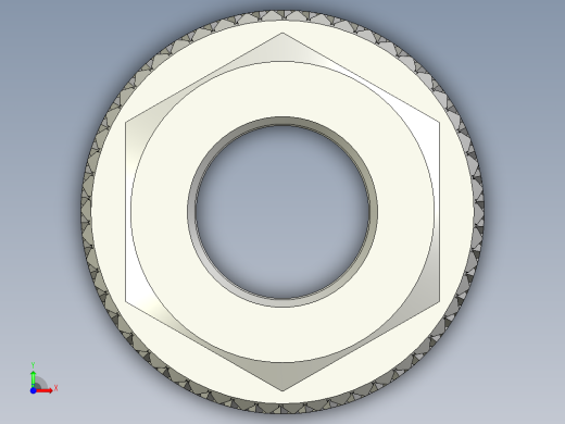滚花螺母-M8 Knurled Nut前视缩略图
