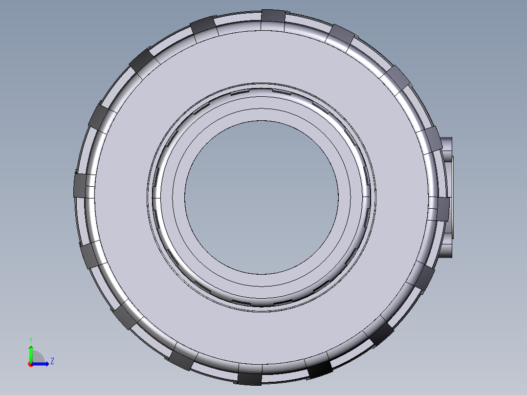 13SSENV 女性结束EasyFit弹簧止回阀、NPT螺纹左视图