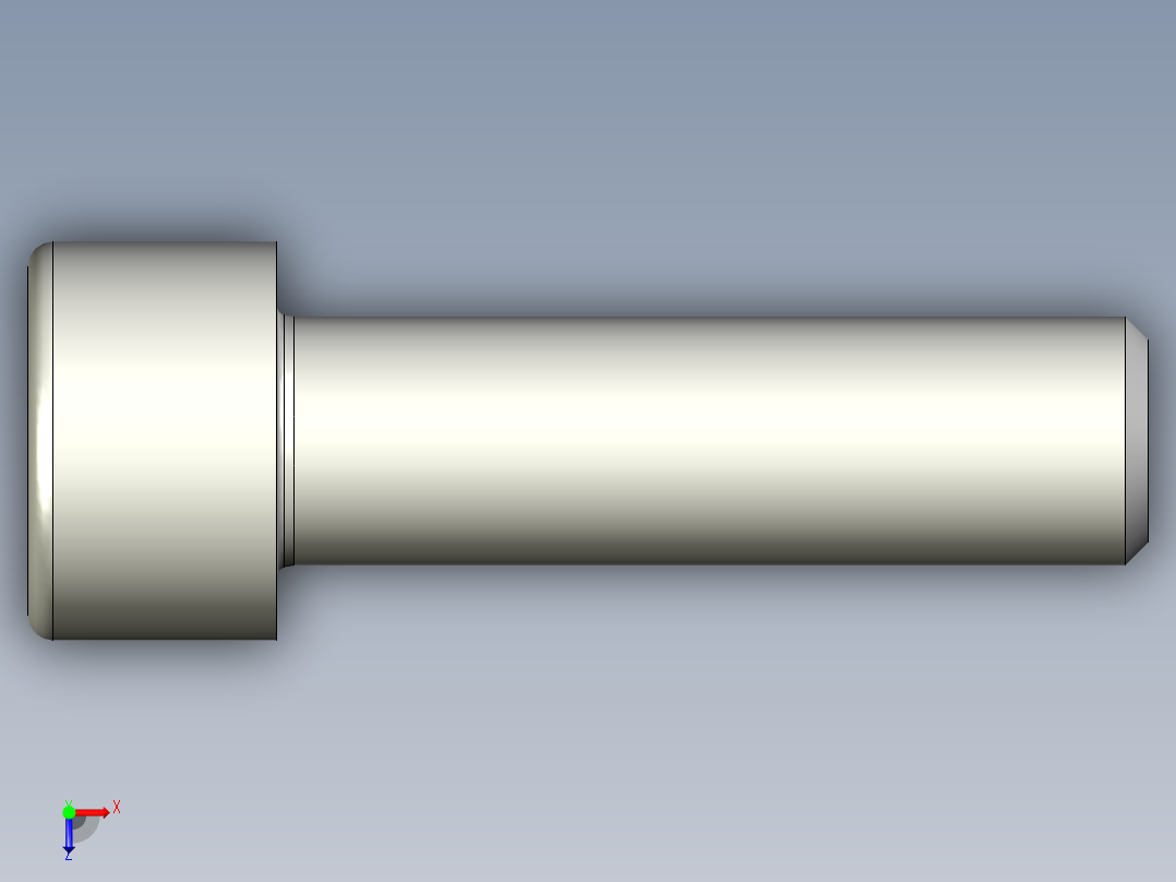 螺钉-DIN_912-M10x35.stp俯视图