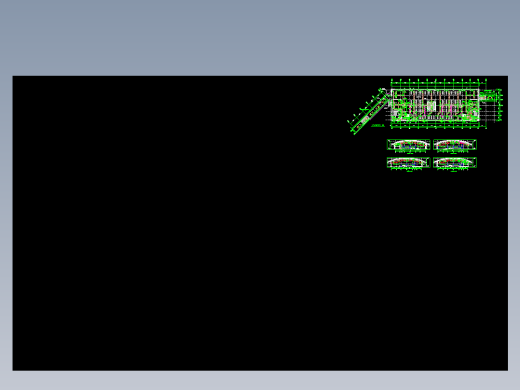 某机场B航站楼远机位候机厅暖通图