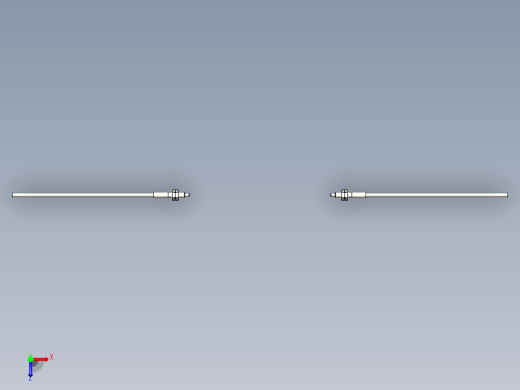 耐高温玻璃光纤_对射型FT-GW411_3D俯视缩略图