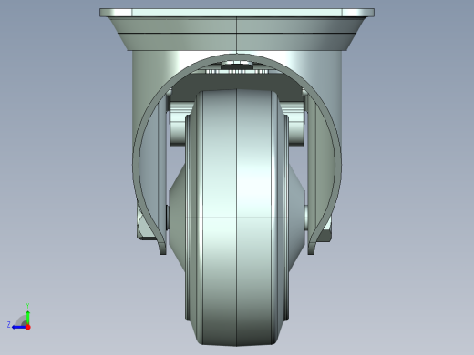 工业脚轮右视缩略图