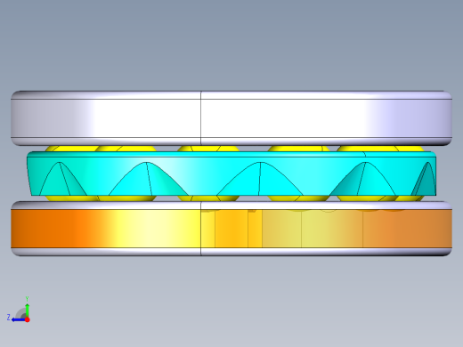平面推力球轴承51202右视缩略图