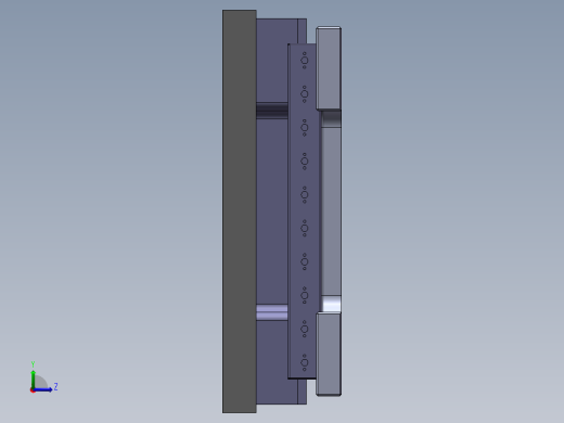 外管整体喷砂治具左视缩略图
