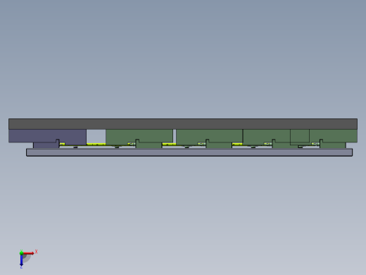 外管整体喷砂治具俯视缩略图