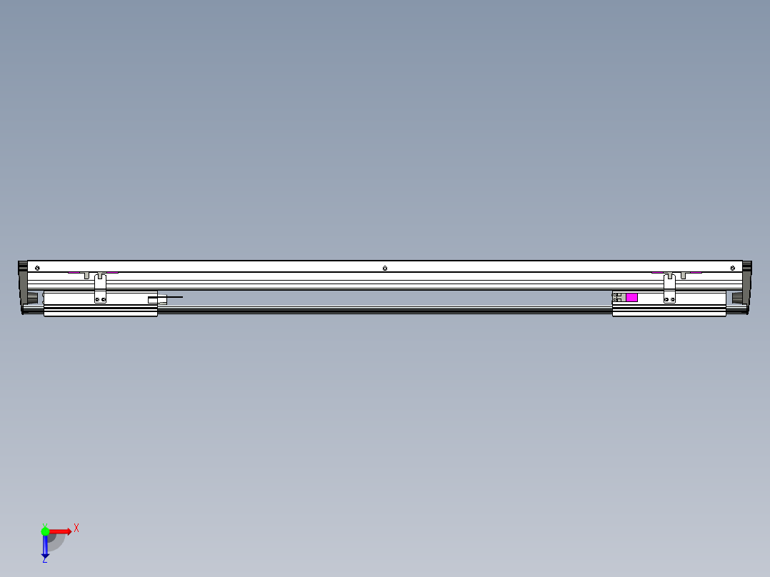 威洛博VL系列3d模型模组2VL17E2Y-S700俯视图