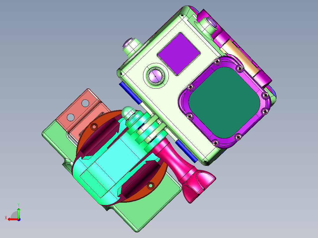 直播防水骑行运动相机后视图