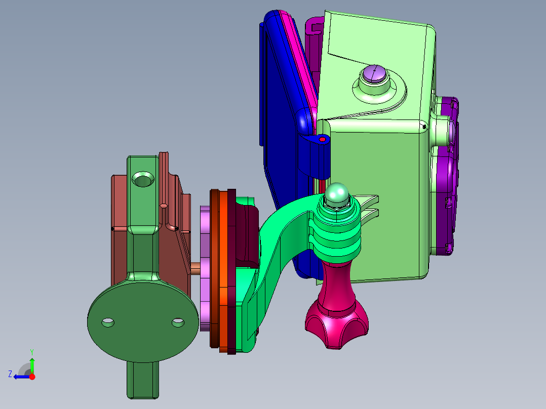 直播防水骑行运动相机右视图