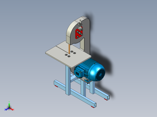 切砖机正等轴测缩略图