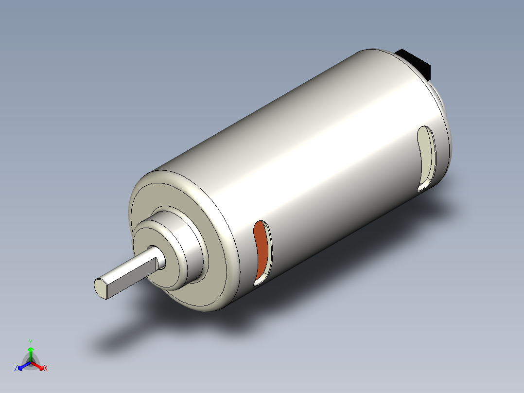 电动马达4＂x2＂主视图