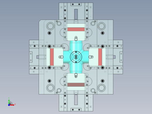 带4个幻灯片的聚氯乙烯弯头110前视缩略图