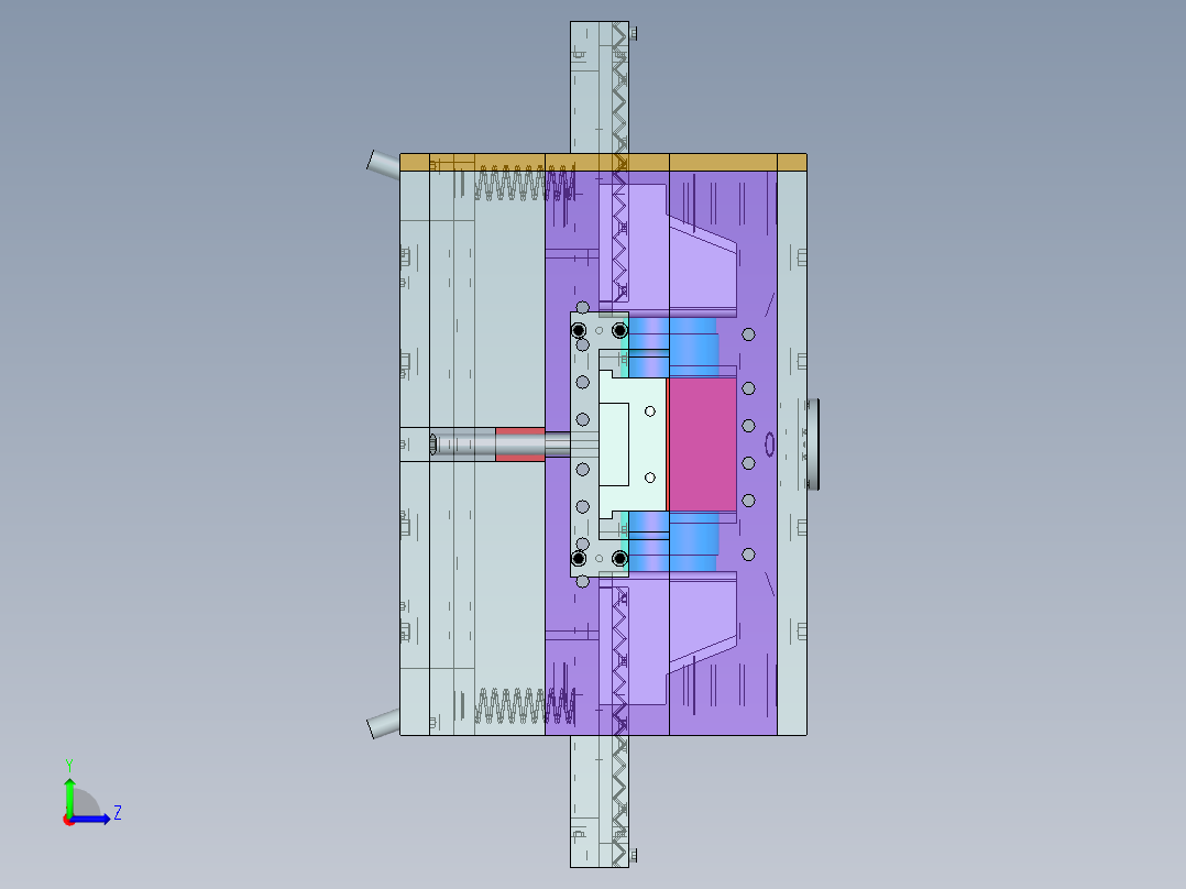 带4个幻灯片的聚氯乙烯弯头110左视图