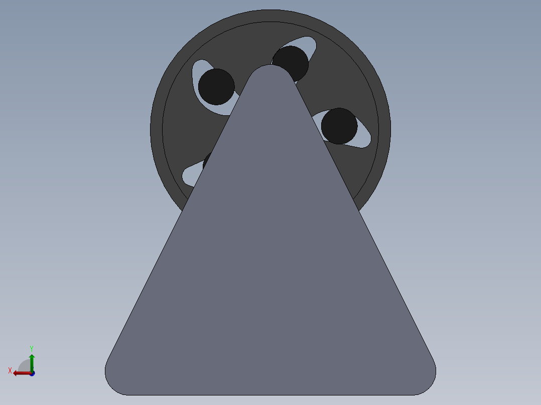 5转轮达芬奇永动机(版本2)图纸后视图