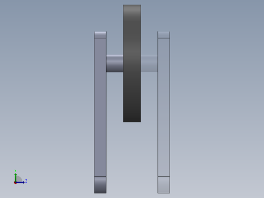 5转轮达芬奇永动机(版本2)图纸左视缩略图