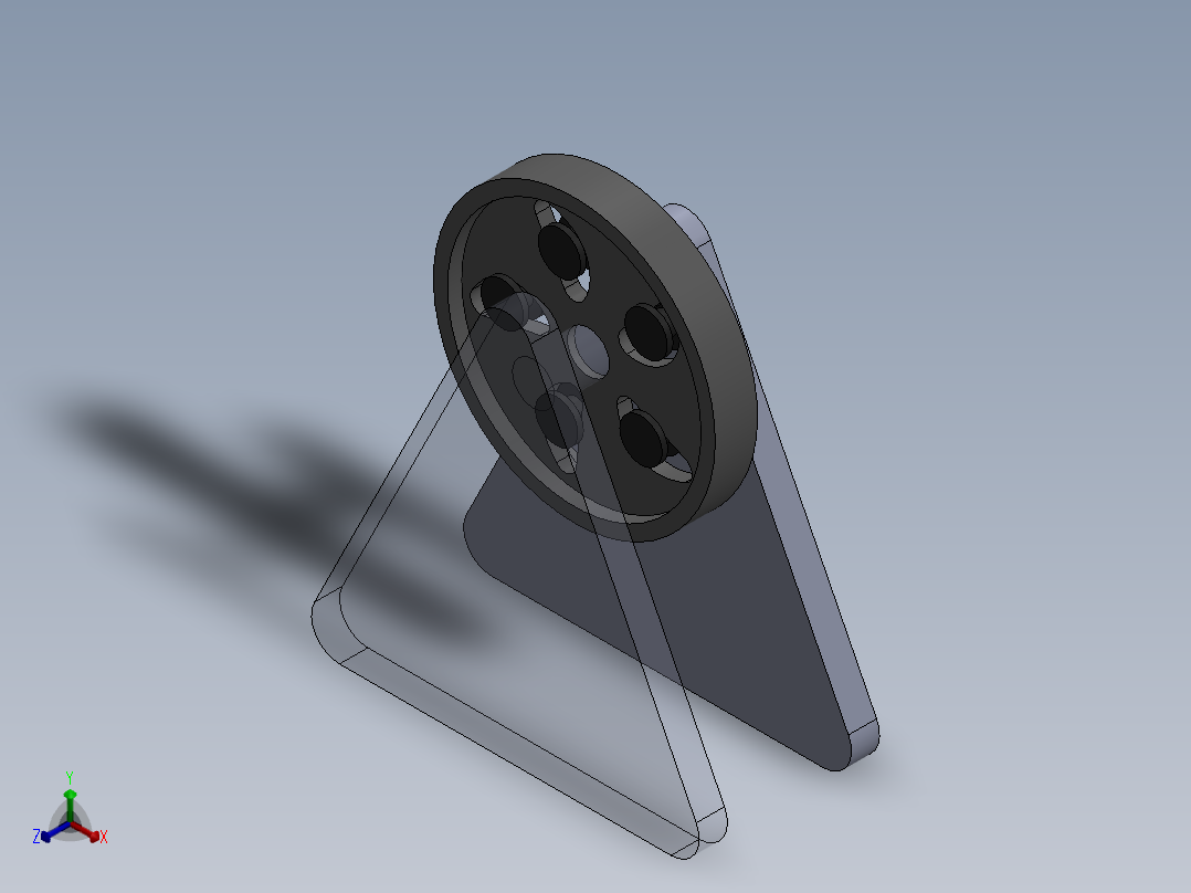 5转轮达芬奇永动机(版本2)图纸正等轴测图
