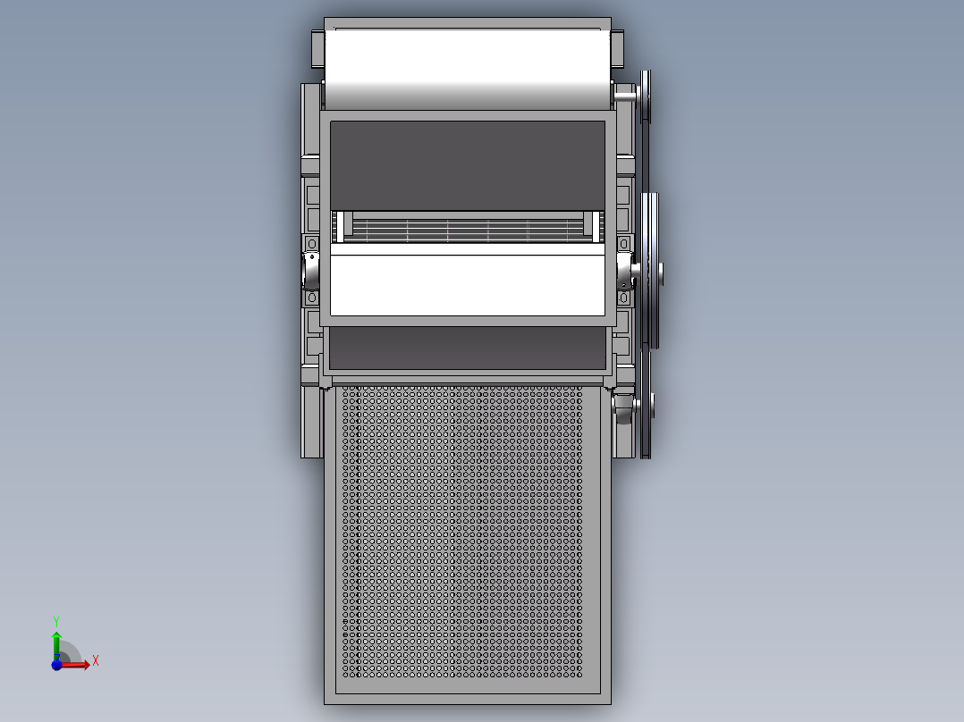 板栗挤压式脱壳机sw20前视图