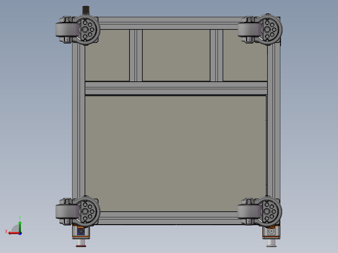 压装衬套压装机（sw20可编辑+工程图）后视图