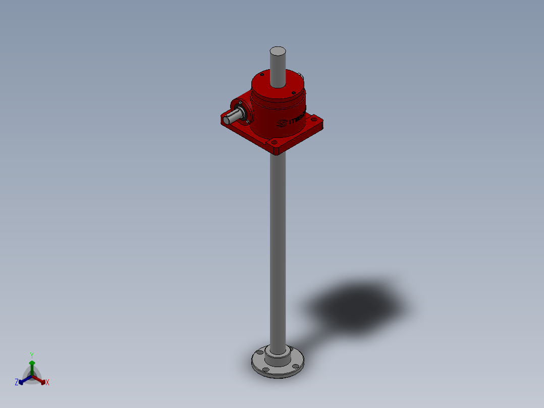 蜗轮丝杆升降机 SWL1T系列 8款正等轴测图