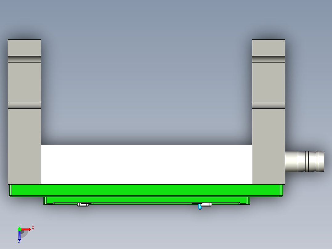 X7400-C笔记本CNC工装夹具三维模型-CNC3铣TP高光-210309俯视图