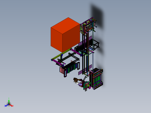电梯门板壁板的柔性加工装置