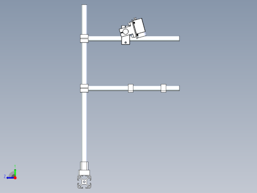 CCD安装支架右视缩略图