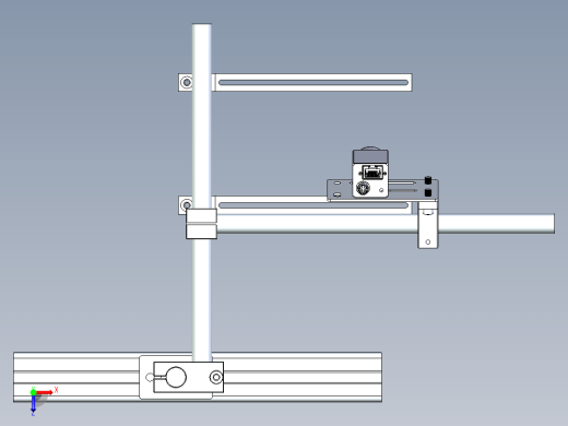 CCD安装支架俯视缩略图