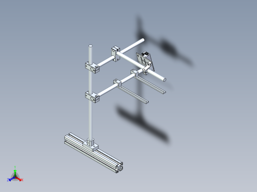 CCD安装支架正等轴测缩略图