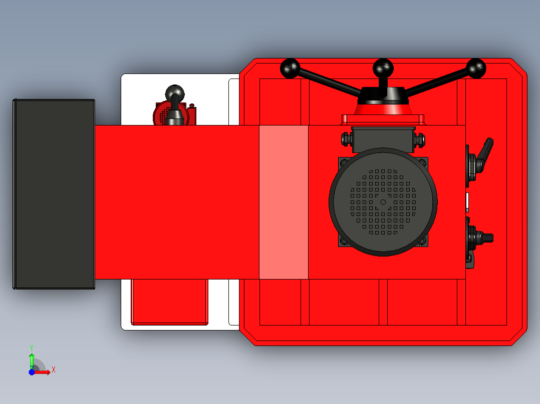 B3004034-立式钻机台钻钻床前视图