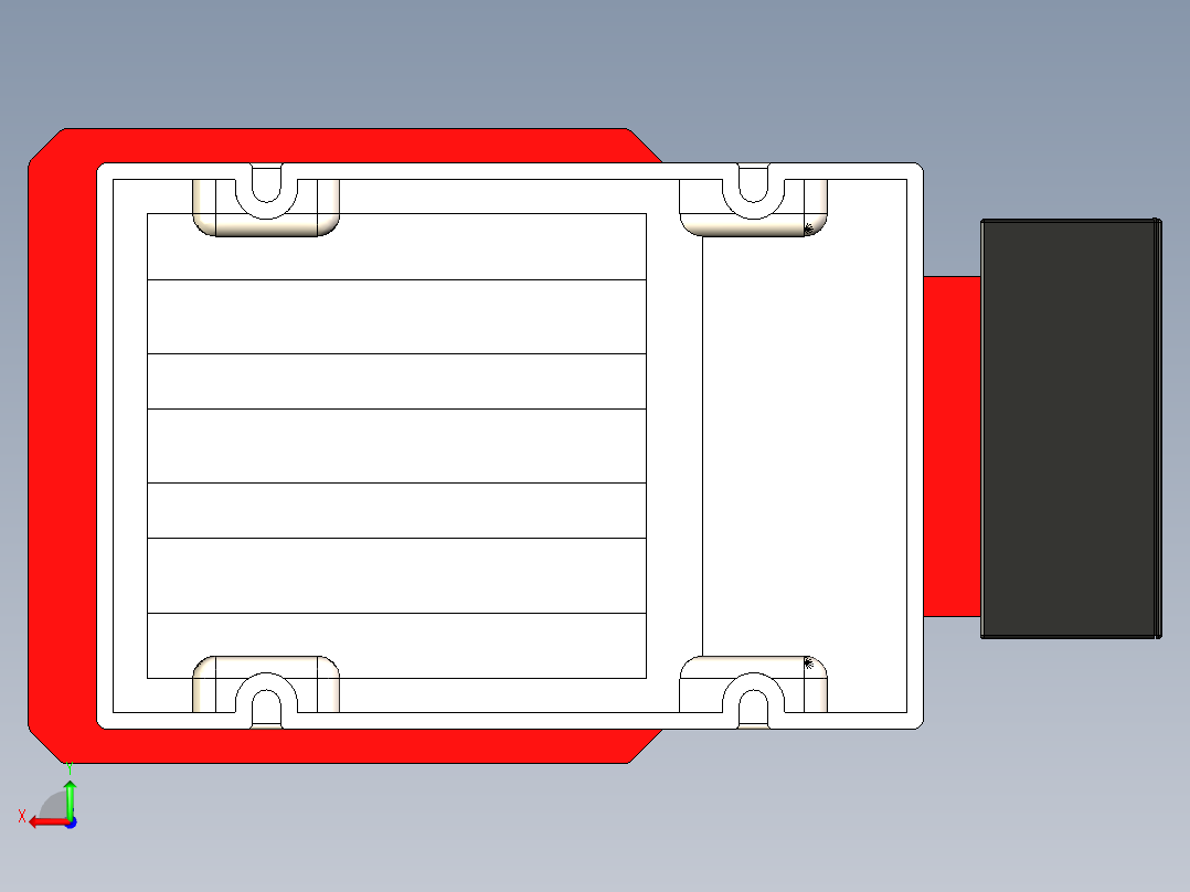 B3004034-立式钻机台钻钻床后视图