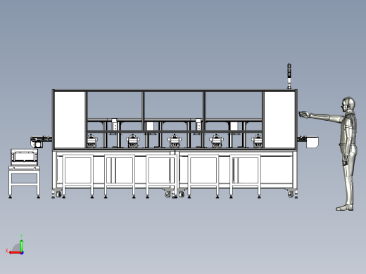 键盘按键多工位组装流水线后视缩略图
