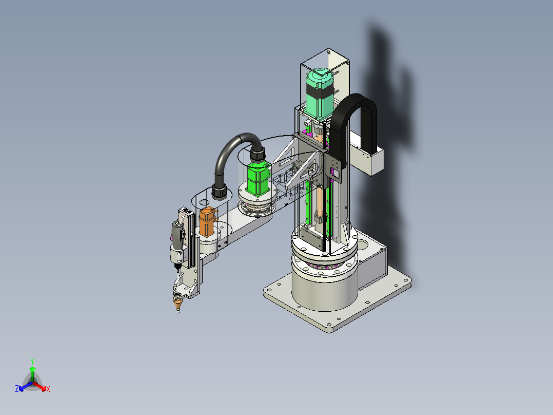 Scara-01工业机械臂3D数模图