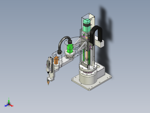Scara-01工业机械臂3D数模图