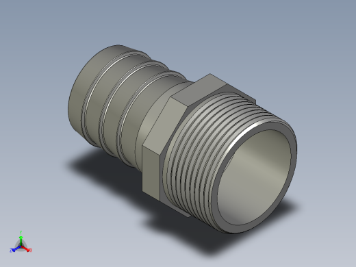 螺纹管水管接头-有边 [DN32X34]