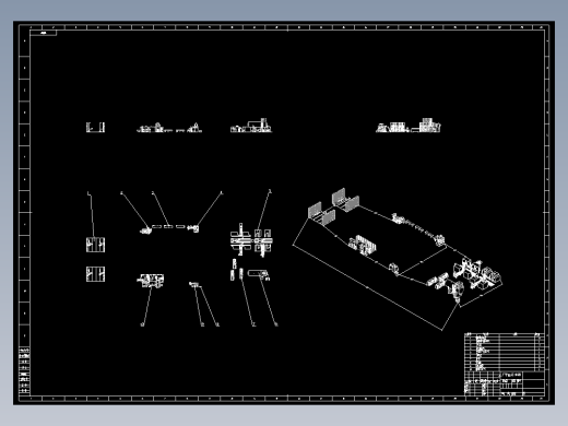 自动装卸AGV小车设计含3张CAD图