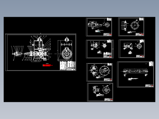 桑塔纳轿车驱动桥设计（含8张CAD图纸+说明书）
