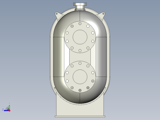 水利工程蓄水罐右视缩略图