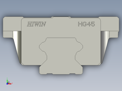 HGW45CC直线导轨组B前视缩略图