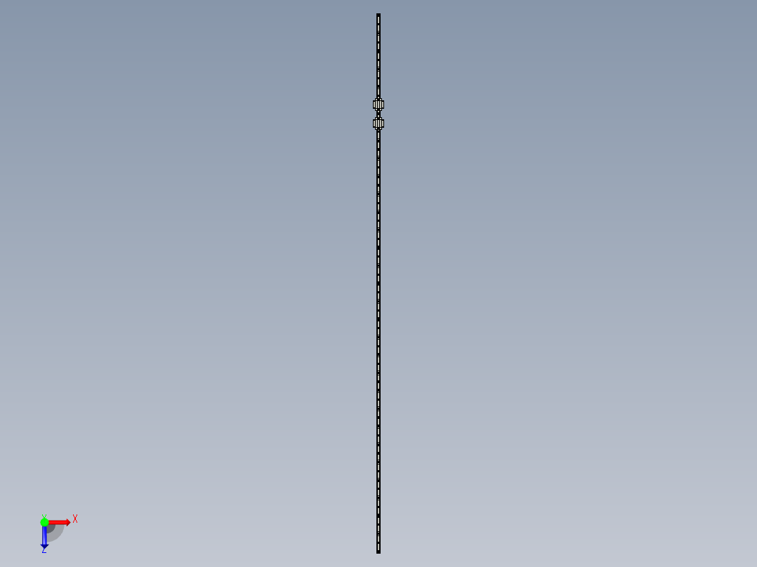 HGW45CC直线导轨组B俯视图