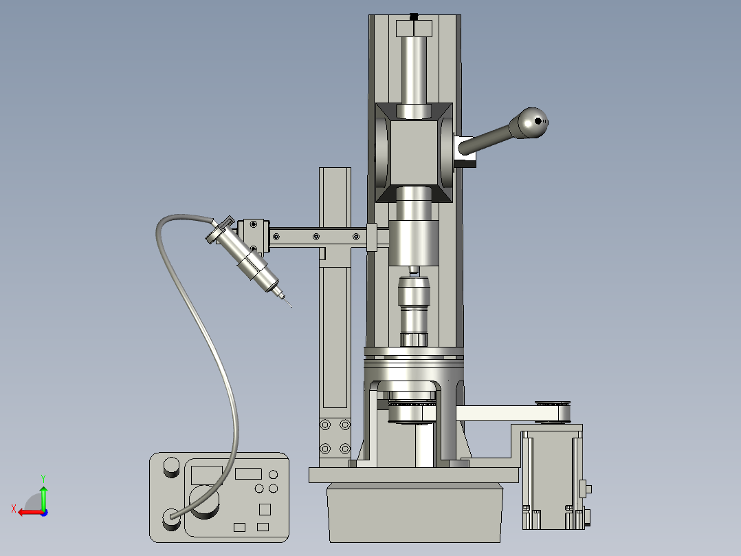 环保式多功能涂布机后视图