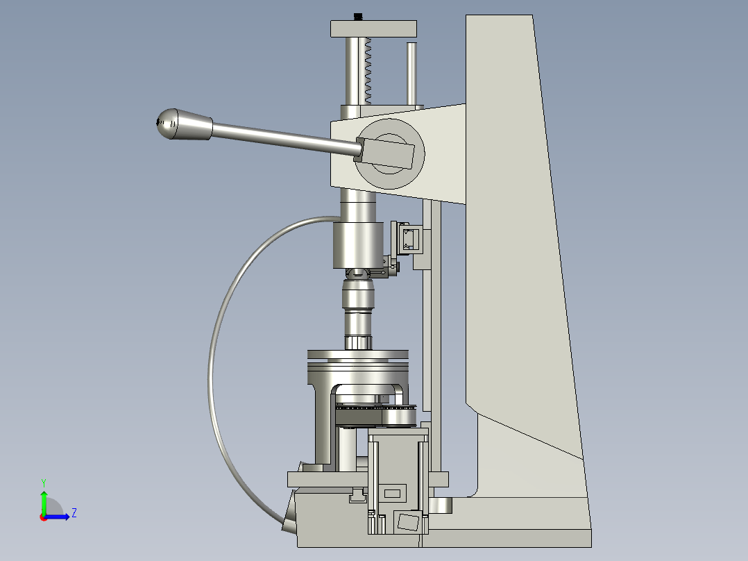 环保式多功能涂布机左视图