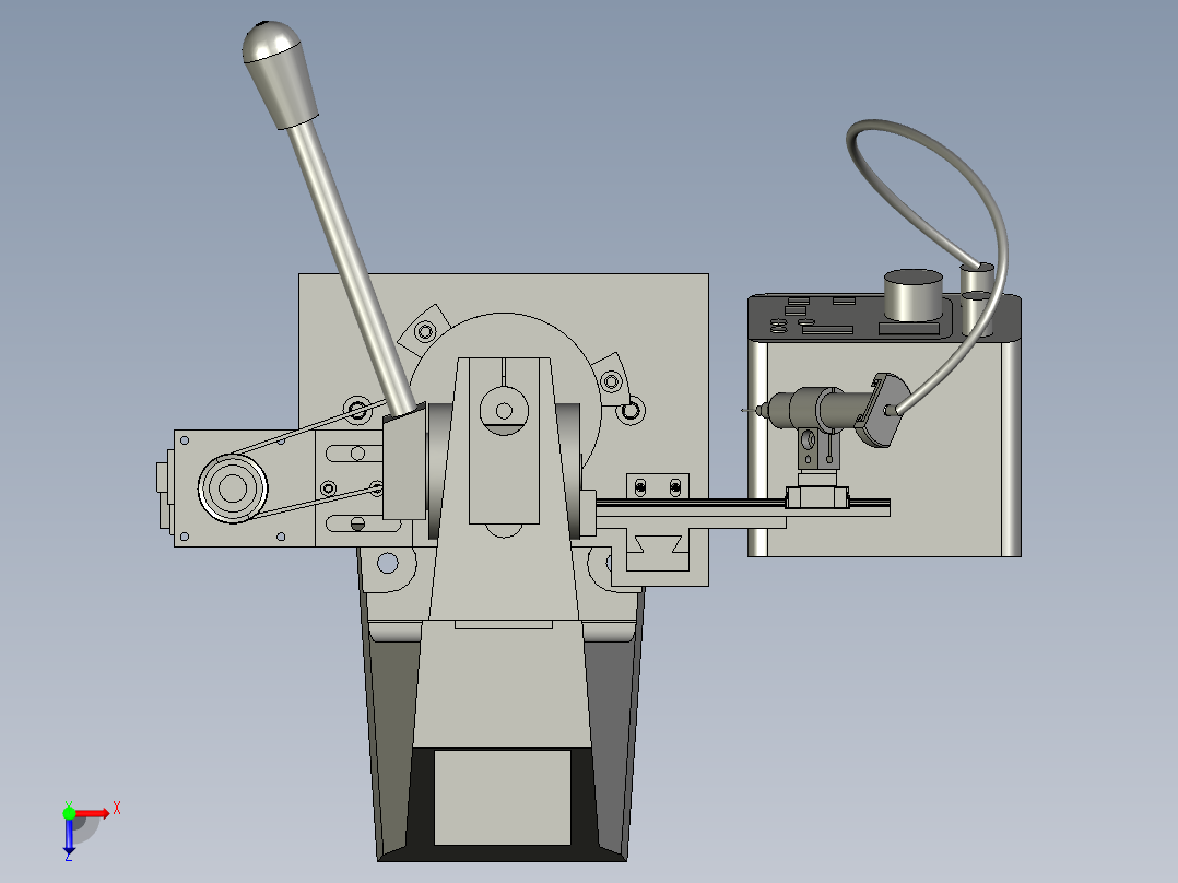 环保式多功能涂布机俯视图