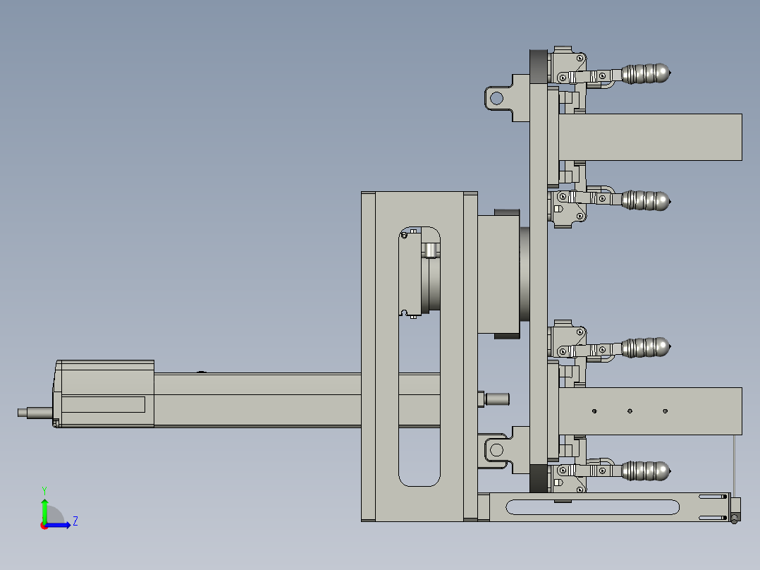连接片弹夹上料sw0左视图