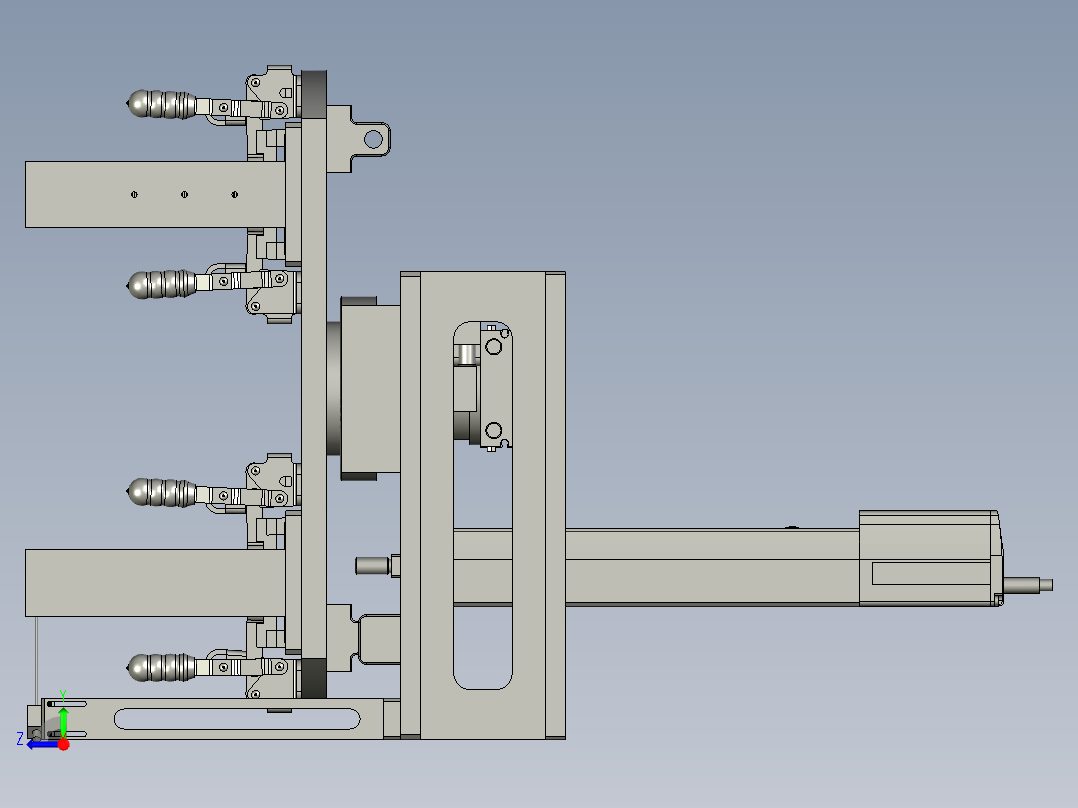 连接片弹夹上料sw0右视图